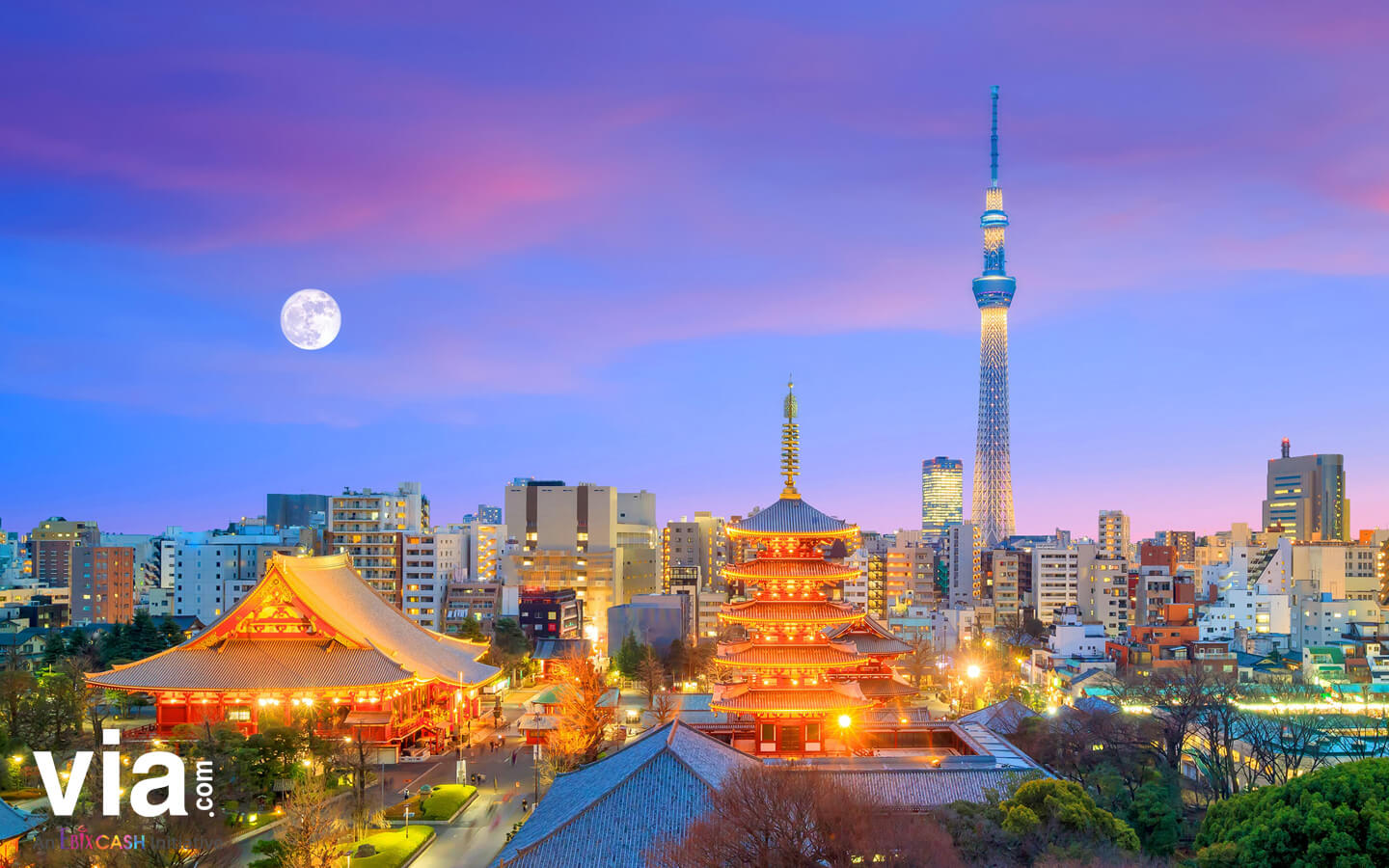 Dua Ikon Tokyo Pencakar Langit