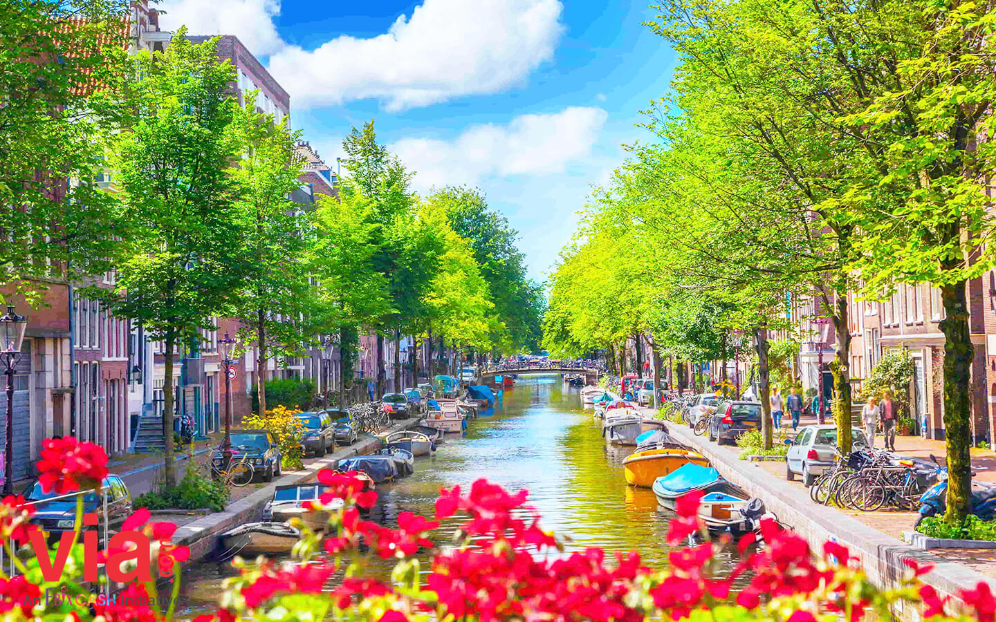 Cantiknya Amsterdam saat Musim Panas