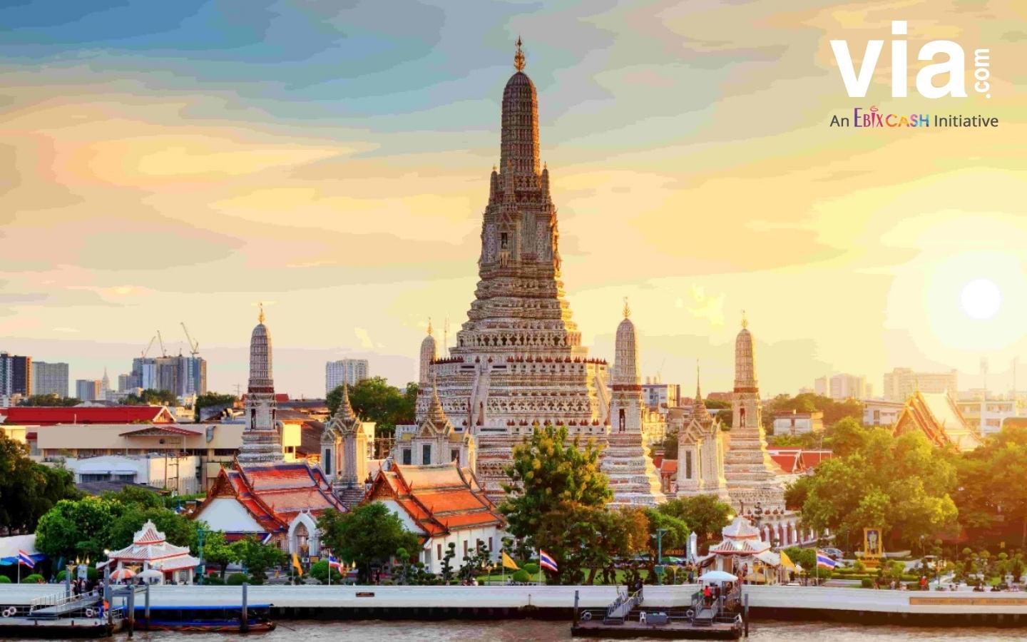 Pesona Kuil Wat Arun di Bangkok-Thailand