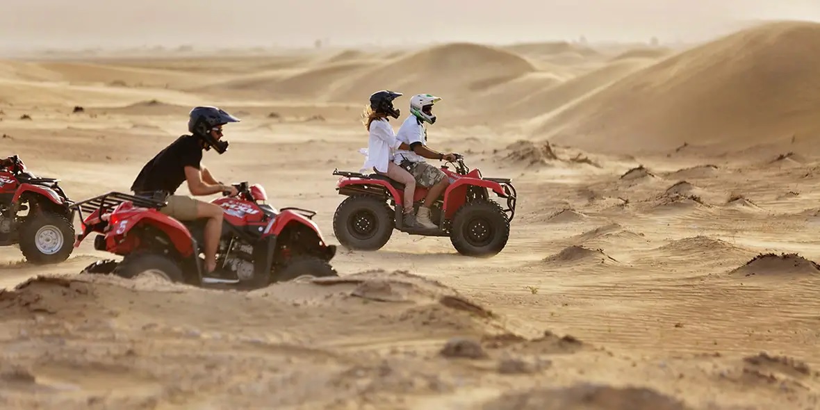 Serunya Wahana Quad Biking dan Dune Buggy di Dubai