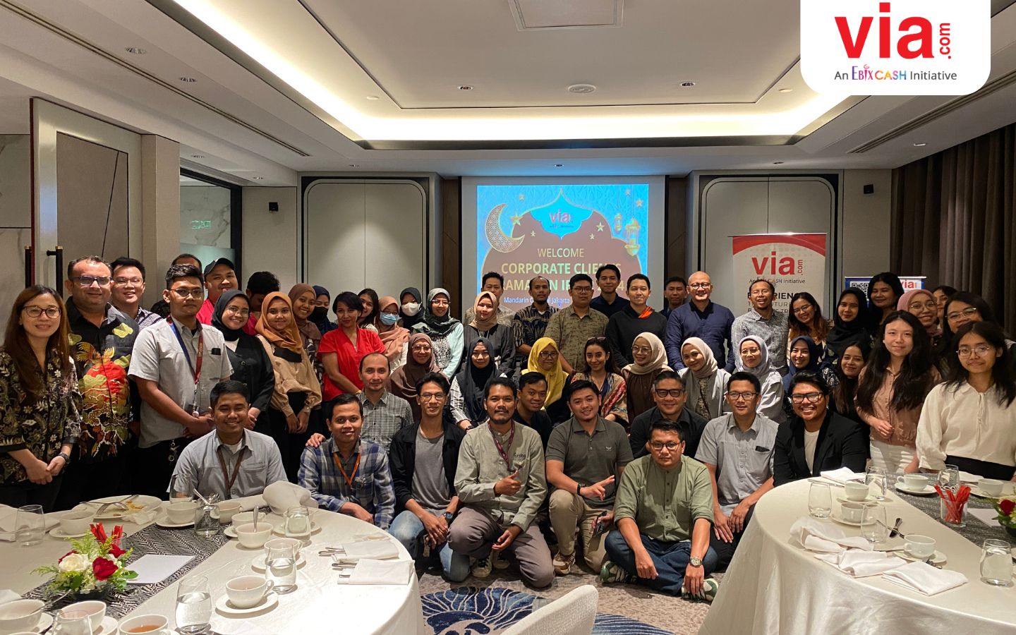 Meriahnya Iftar Gathering with Corporate Clients 2024 oleh Via.com di Mandarin Oriental Jakarta